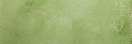 A light green surface is visible with different textures and small spots. It has an irregular pattern, and could work as a solid background, bannerの写真素材