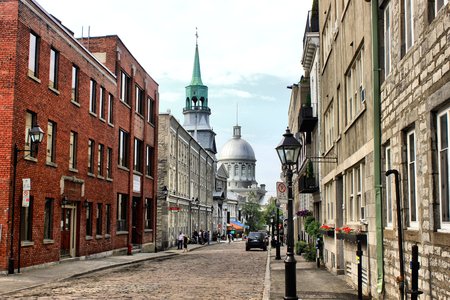 Streets of Montreal, Canadaの写真素材