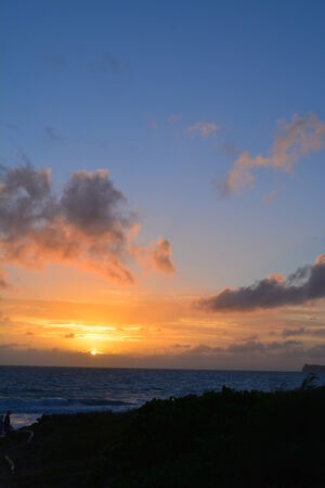 Sunrise portrait styleの写真素材