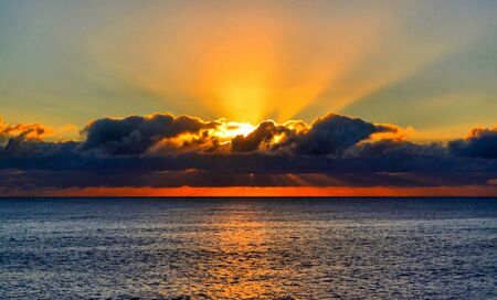 Brilliant Sunsetの写真素材