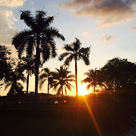 Sunset at Trang Thailandの素材