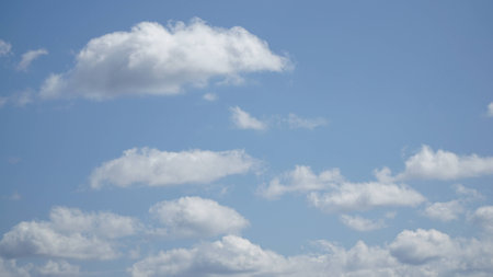 Clear Sky and Cloud like heavenの写真素材