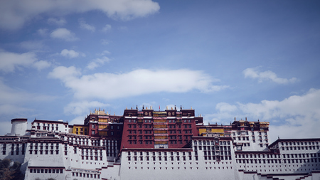 Potala palace, Lhasa, Tibet, Chinaのeditorial素材