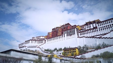 Potala palace, Lhasa, Tibet, Chinaのeditorial素材