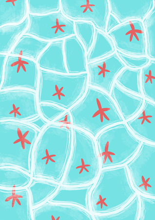 Starfish patthernの写真素材