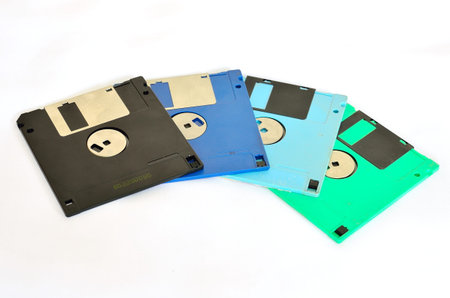 Floppy disk isolate on white