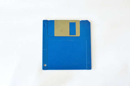 Floppy disk isolate on whiteの写真素材