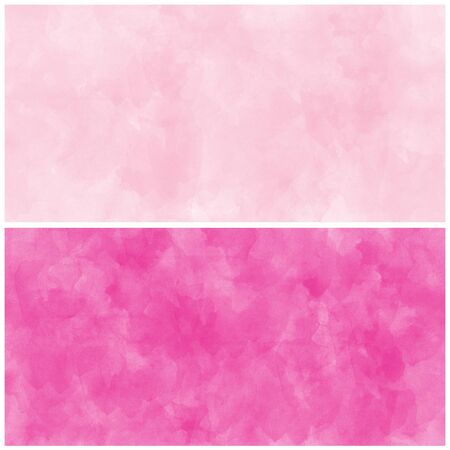 set of pink abstract watercolorの写真素材