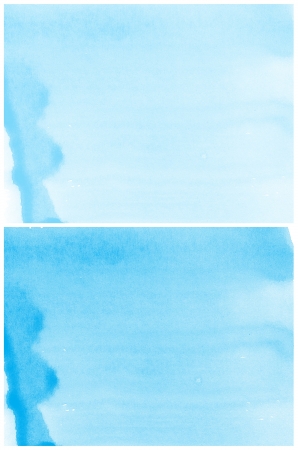 Set Of blue Abstract watercolor backgroundの写真素材