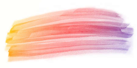 Watercolor background  colorful Abstract water color art hand paintの写真素材