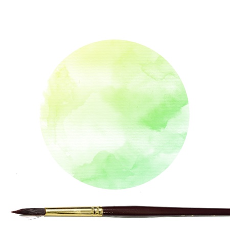 Watercolor background  colorful Abstract water color art hand paintの写真素材