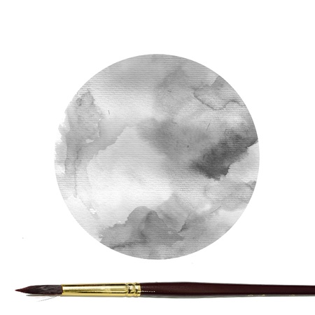 Watercolor background  colorful Abstract water color art hand paintの写真素材