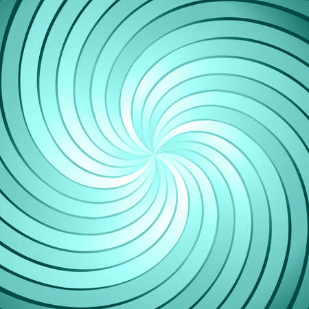 Abstract green ray twirl background, stock vectorのイラスト素材