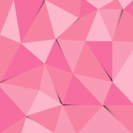 Pink polygon abstract triangle background