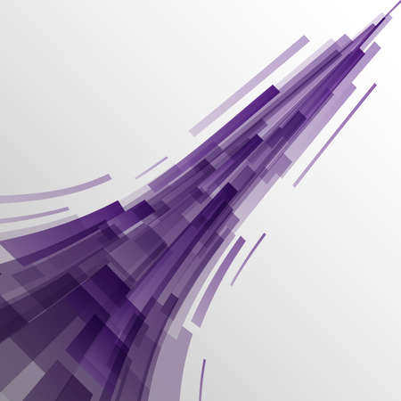 Abstract violet rectangles technology backgroundのイラスト素材
