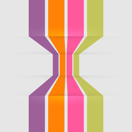 Template banners with colorful line.のイラスト素材