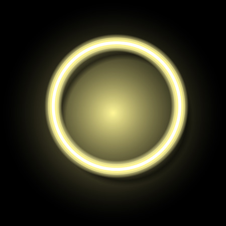 Circle neon on dark background, stock vectorのイラスト素材