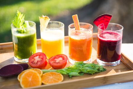 Herbal drink for health at spaの写真素材