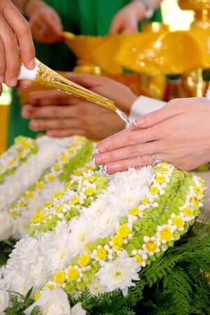 Thai wedding ceremonyの写真素材