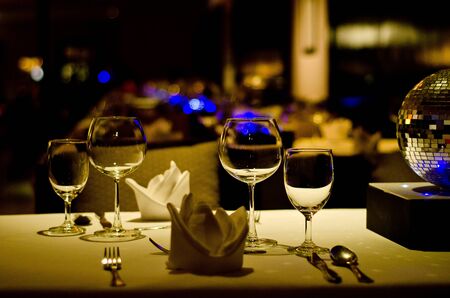 Dining tableの写真素材