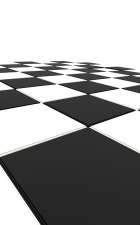 Chess bard rendered black and whiteの写真素材