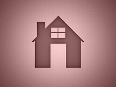 House icon concept on mate dark backgroundの写真素材