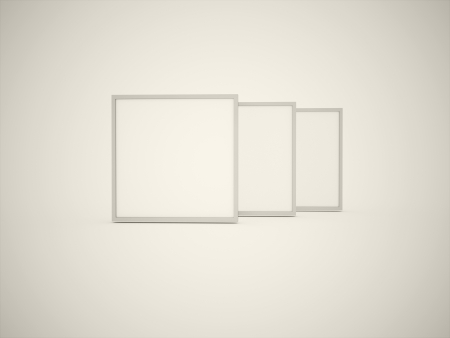 Picture frames threeの写真素材
