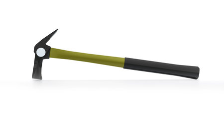 Hammer concept rendered isolated on white background