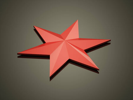Red star  background conceptの写真素材