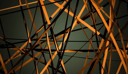 Abstract lines background renderedの写真素材