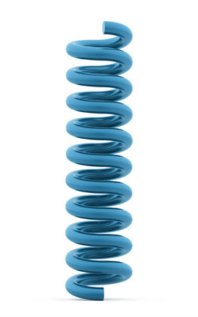 Spiral concept background rendered
