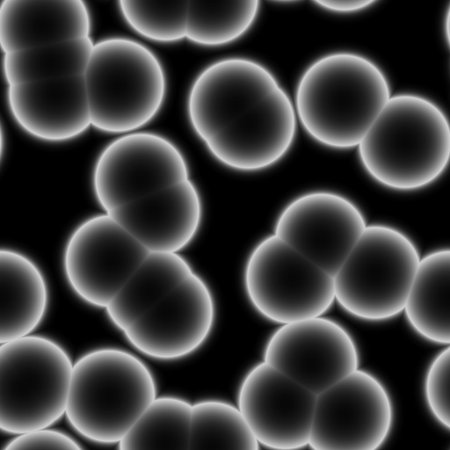 Microscopic bacteria cells texture generated