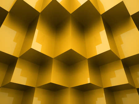 Abstract cubes background renderedの写真素材