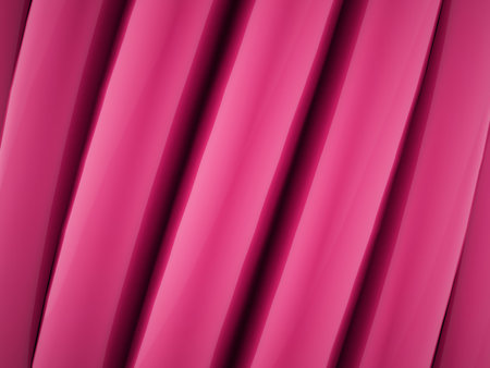 Pink abstract tubes background renderedの写真素材