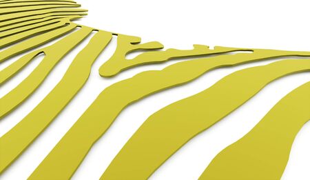 Green abstract twist light lines background.の写真素材