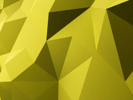 Green triangle background concept renderedの写真素材