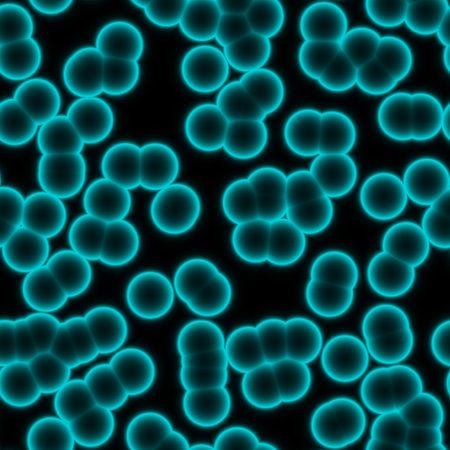 Microscopic bacteria cells texture generated