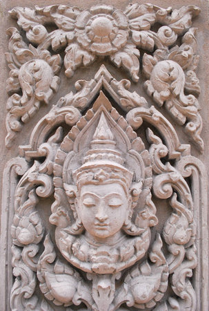 Thai art wallの写真素材