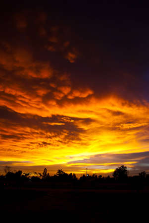 dangerous skyの写真素材