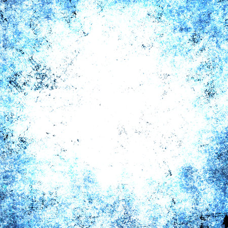 Blue designed grunge background. Vintage abstract textureの写真素材