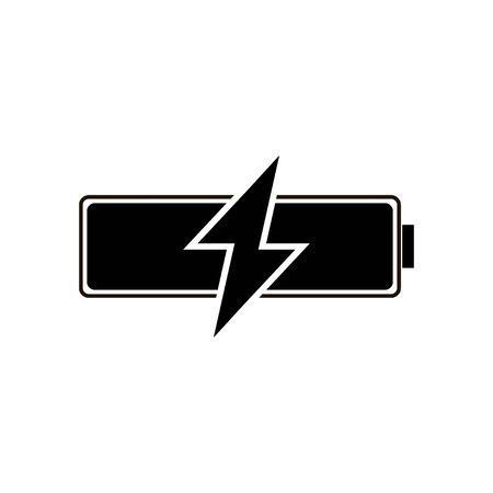 Battery vector icon. Vector design abstract symbol.のイラスト素材