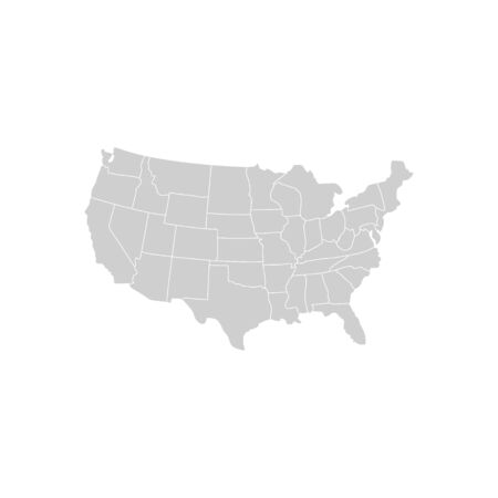 USA map vector. Vector design abstract illustration.のイラスト素材
