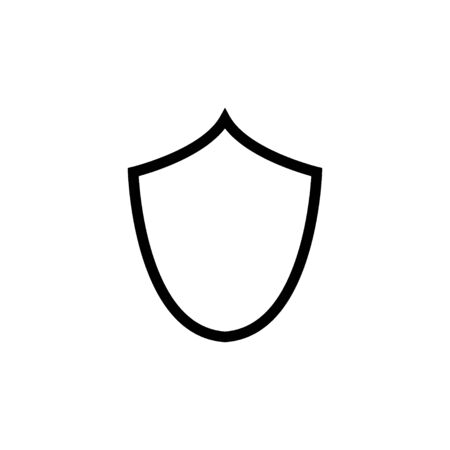 Shield with checkmark vector iconのイラスト素材
