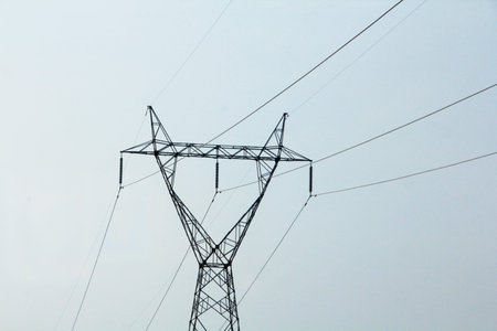 high volt electricity pole