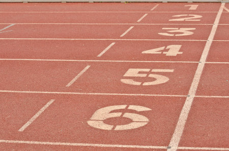 running tract in the stadium