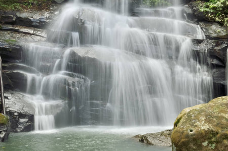 waterfall in forest,Thailand