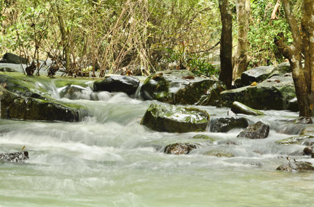waterfall in deep forest,Thailand