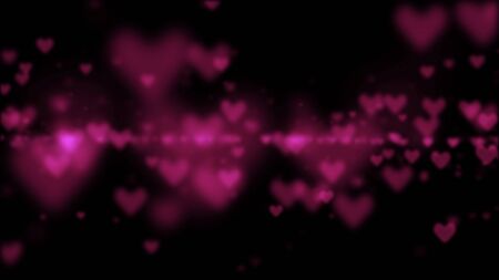 abstract blurry heart shape for background