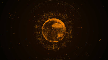 global business concept abstract background