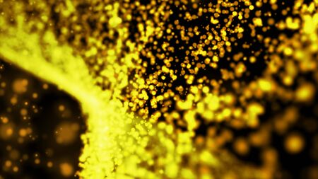 beutiful bokeh abstract background,gold colorの写真素材